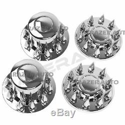 05-11 Dodge RAM Truck Chrome 19.5 Front+Rear Wheel Center Hub Cap 10 Lug Axle