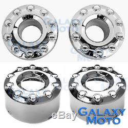 05-17 Ford Super Duty DUALLY 10 Lug 19 Chrome Front+Rear Wheel Center Hub Cap