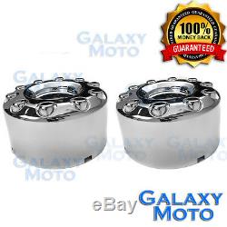 05-17 Ford Super Duty DUALLY 10 Lug 19 Chrome Front+Rear Wheel Center Hub Cap