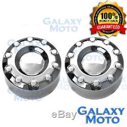 05-17 Ford Super Duty DUALLY 10 Lug 19 Chrome Front+Rear Wheel Center Hub Cap