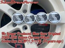 05-2011 Saleen Chrome Wheel Center Cap Set Nos Ford S281 S302 Mustang S331 Truck