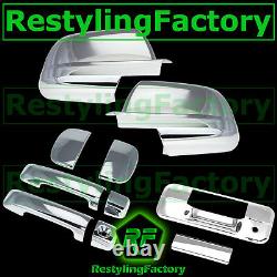 07-13 TOYOTA TUNDRA DOUBLE CAB Mirror+Chrome 4 Door Handle+Tailgate Cover