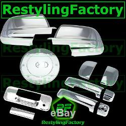 07-13 TOYOTA TUNDRA DOUBLE CAB Mirror+Chrome 4 Door Handle+Tailgate+Gas Cover