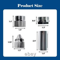 12X 1.375''X24 Cone Shaped Parts Sealed End Cap For Car Trucks