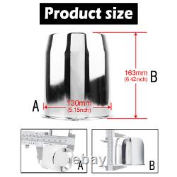 130mm(5.15in) Push Through Center Cap for 5.15 Bore 6.42 Tall Truck Wheel Rim