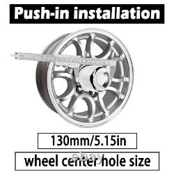 130mm(5.15in) Push Through Center Cap for 5.15 Bore 6.42 Tall Truck Wheel Rim