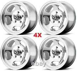 15 Ansen Sprint Wheels Rims Polished C-10 C10 5x5 5x127 Polished Aluminum