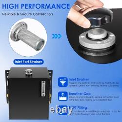 15 Gallon Hydraulic Fluid Reservoir Tank with Fill Cap Vertical Mount for Truck