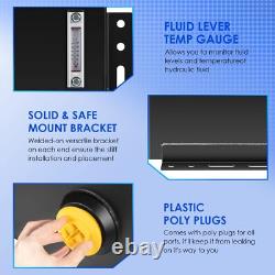 15 Gallon Hydraulic Fluid Reservoir Tank with Fill Cap Vertical Mount for Truck