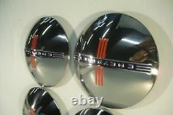 1940 1941 Chevrolet Chevy Car and Truck 1/2 to 3/4 Ton Stainless Steel Hubcaps