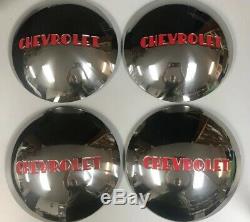 1947-53 Chevrolet Truck 3/4 & 1 Ton Set Of 4 New Hub Caps