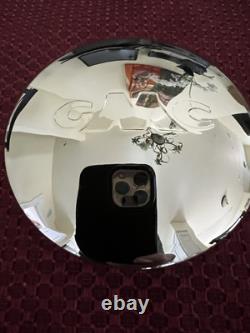 1954-1955-1st Series GMC truck steering wheel horn cap Button New Chrome