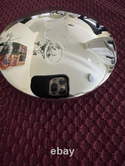 1954-1955-1st Series GMC truck steering wheel horn cap Button New Chrome