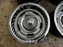 1960 to 70 CHEVY C10 TRUCK VETTE STYLE RALLY 2WD 6 LUG 15X8-7 TRUCK, NEW RING CAP