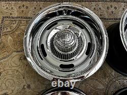 1960 to 70 CHEVY C10 TRUCK VETTE STYLE RALLY 2WD 6 LUG 15X8-7 TRUCK, NEW RING CAP