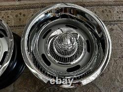1960 to 70 CHEVY C10 TRUCK VETTE STYLE RALLY 2WD 6 LUG 15X8-7 TRUCK, NEW RING CAP