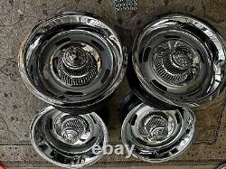 1960 to 70 CHEVY C10 TRUCK VETTE STYLE RALLY 2WD 6 LUG 15X8-7 TRUCK, NEW RING CAP