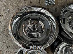 1960 to 70 CHEVY C10 TRUCK VETTE STYLE RALLY 2WD 6 LUG 15X8-7 TRUCK, NEW RING CAP