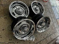 1960 to 70 CHEVY C10 TRUCK VETTE STYLE RALLY 2WD 6 LUG 15X8-7 TRUCK, NEW RING CAP