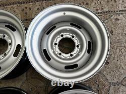 1960 to 70 CHEVY C10 TRUCK VETTE STYLE RALLY 2WD 6 LUG 15X8-7 TRUCK, NEW RING CAP