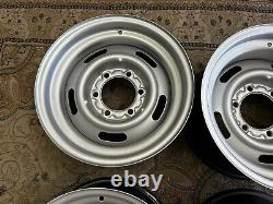 1960 to 70 CHEVY C10 TRUCK VETTE STYLE RALLY 2WD 6 LUG 15X8-7 TRUCK, NEW RING CAP