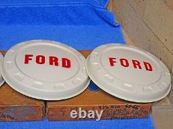 1965-1966 Ford Truck F100 Painted Hub Caps NOS