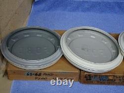 1965-1966 Ford Truck F100 Painted Hub Caps NOS