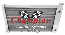 1967-1972 C/K 10 Truck Radiator for LS Motor with Shroud & Fans, Champion Radiator