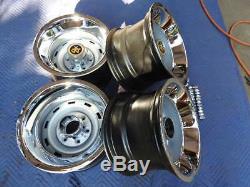 1967-72-87chevy Gmc Truck 4x4 6 Lug 15x10 Gm Original Truck Rally, New Cap&rings