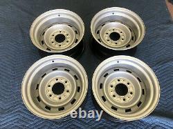 1967-72-87chevy Gmc Truck 4x4 6 Lug 15x8 Gm Original Truck Rallys, New Rings Caps