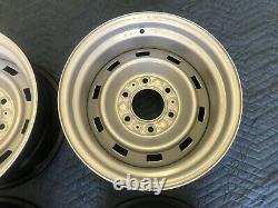 1967-72-87chevy Gmc Truck 4x4 6 Lug 15x8 Gm Original Truck Rallys, New Rings Caps