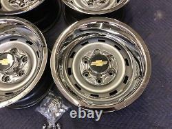 1967-72-87chevy Gmc Truck C10 6 Lug 15x8 Gm Original Truck Rallys, New Rings Caps