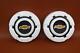 1969-1972 Chevy 1/2 Ton Truck Pair Of New Take Off Gm 10 1/2 Dog Dish Hub Caps