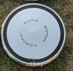 1970-85 Ford Truck Dog Dish Hub Caps 10 1/2 X 2 Deep F100 F150 Truck Van