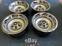 1971-87 Chevy C10 Truck 5 On 5 15x8 Gm Original Truck Rallys, Gm Caps & New Rings