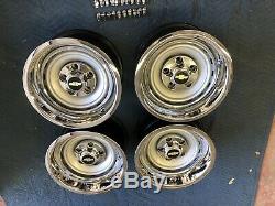 1971-87 Chevy C10 Truck 5 On 5 15x8 Gm Original Truck Rallys, Gm Caps & New Rings