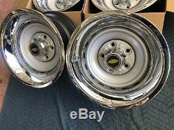 1971-87 Chevy C10 Truck 5 On 5 15x8 Gm Original Truck Rallys, Gm Caps & New Rings