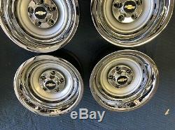 1971-87 Chevy C10 Truck 5 On 5 15x8 Gm Original Truck Rallys, Gm Caps & New Rings