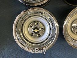 1971-87 Chevy C10 Truck 5 On 5 15x8 Gm Original Truck Rallys, Gm Caps & New Rings