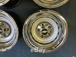 1971-87 Chevy C10 Truck 5 On 5 15x8 Gm Original Truck Rallys, Gm Caps & New Rings