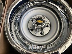 1971-87 Chevy C10 Truck 5 On 5 15x8 Gm Original Truck Rallys, Gm Caps & New Rings