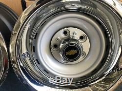 1971-87 Chevy C10 Truck 5 On 5 15x8 Gm Original Truck Rallys, Gm Caps & New Rings