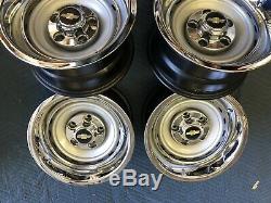 1971-87 Chevy C10 Truck 5 On 5 15x8 Gm Original Truck Rallys, Gm Caps & New Rings