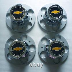 1973 1987 NOS CHEVY Truck Rally Wheel 5 Lug Center Caps New Old Stock Bowtie