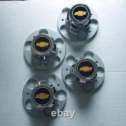 1973 1987 NOS CHEVY Truck Rally Wheel 5 Lug Center Caps New Old Stock Bowtie