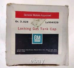 1973 74 75 76 Chevy GMC Truck Locking Gas Cap Chrome GM 994529 NEW SEALED Vntg
