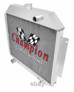 1975-1979 Ford F-150 Pickup Truck Radiator, 3 Row Champion, 351ci. 400i. 460ci