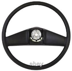 1987 Chevy Truck Black Deluxe Steering Wheel Kit, Wheel/horn Cap, 2pc