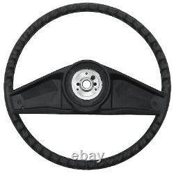 1987 Chevy Truck Black Deluxe Steering Wheel Kit, Wheel/horn Cap, 2pc