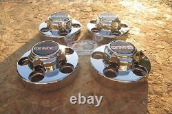 1988-1999 Gmc 1500 Van Truck Silverado Suburban Center Caps 46254 4 Nos